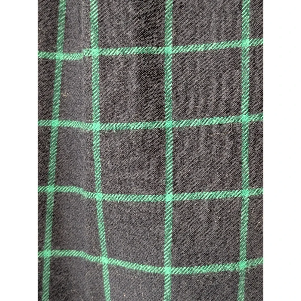 SCOTTISH TARTAN Banana SM Republic‎ Classic Fit Women Plaid Long Button Flannel